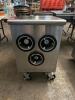 24" X 30" STAINLESS COUNTER / CUP DISPENSER. ( ON CASTERS ) - 3