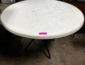 36" ROUND COMPOSITE TOP PATIO TABLE