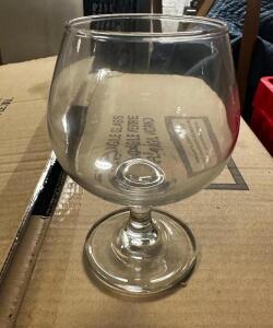 (18) 11 OZ BRANDY GLASSES