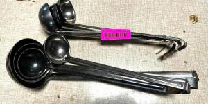 (8) ASSORTED STAINLESS LADLES