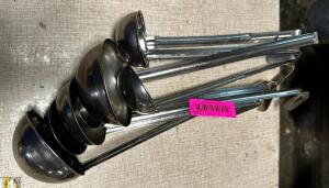 (8) ASSORTED STAINLESS LADLES