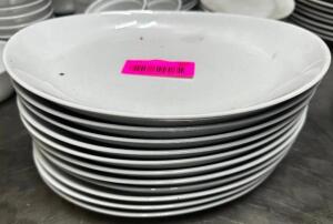 (12) 12" CHINA PLATTERS