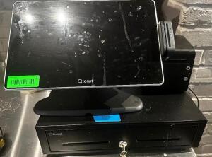 DESCRIPTION: (5) TERMINAL TOAST TOUCH SCREEN POINT OF SALE SYSTEM W/ (1) MONITOR IN KITCHEN BRAND / MODEL: TOAST ADDITIONAL INFORMATION (4) PRINTERS,