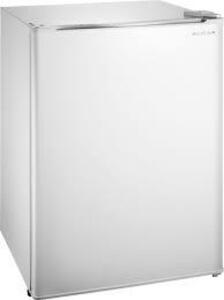 DESCRIPTION: INSIGNIA 2.6 CU FT MINI FRIDGE- NEW BRAND / MODEL: NS-CF26WH9 ADDITIONAL INFORMATION RETAILS FOR $150 LOCATION: BASEMENT QTY: 1