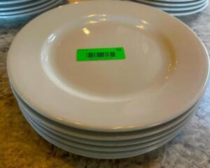 DESCRIPTION: (6) 10" CHINA PLATES SIZE 10" LOCATION: UPSTAIRS THIS LOT IS: SOLD BY THE PIECE QTY: 6