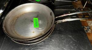 DESCRIPTION: (3) 10" SKILLETS SIZE 10" LOCATION: KITCHEN THIS LOT IS: SOLD BY THE PIECE QTY: 3