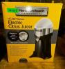 DESCRIPTION: HAMILTON BEACH ELECTRIC JUICER - NEW IN THE BOX BRAND / MODEL: HAMILTON BEACH HCL967 ADDITIONAL INFORMATION RETAILS FOR $650 NEW LOCATION