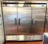 DESCRIPTION: 3-DOOR STAINLESS REACH-IN FREEZER ON CASTERS BRAND/MODEL: ATOSA MBF8504 LOCATION: KITCHEN QTY: 1