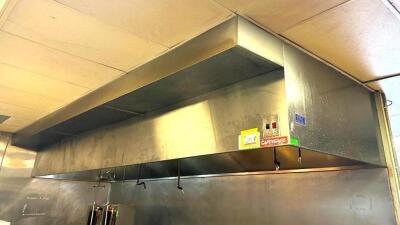 DESCRIPTION: 16' EXHAUST HOOD SYSTEM WITH FIRE SUPPRESSION SYSTEM AND MAKE-UP AIR BRAND/MODEL: CAPTIVEAIRE SIZE: 16'X29"X54" LOCATION: KITCHEN QTY: 1