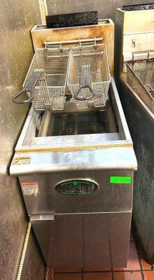 DESCRIPTION: 40 LB. GAS FRYER BRAND/MODEL: MAINSTREET 541FF40N LOCATION: KITCHEN QTY: 1