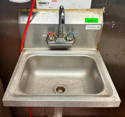 DESCRIPTION: WALL MOUNT HAND SINK LOCATION: KITCHEN QTY: 1