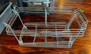 DESCRIPTION: (5) DISPOSABLE CHAFING DISH FRAMES LOCATION: MAIN DINING QTY: 5