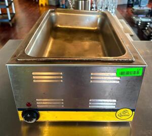 DESCRIPTION: 1200V COMMERCIAL FOOD WARER BRAND/MODEL: QUALITE LOCATION: MAIN DINING QTY: 1