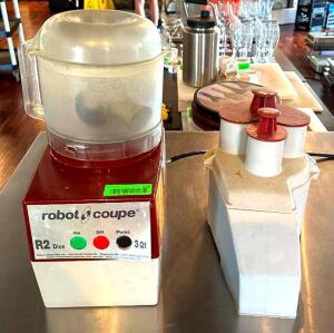 DESCRIPTION: 3 QT. FOOD PROCESSOR WITH ACCESSORY BRAND/MODEL: ROBOT COUPE R2 DICE LOCATION: MAIN DINING QTY: 1