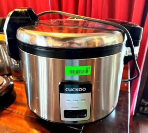 NAME: ELECTRIC RICE COOKER / WARMER DESCRIPTION: ELECTRIC RICE COOKER / WARMER LOCATION: MAIN DINING QTY: 1