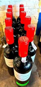 NAME: (11) - BOTTLES OF WINE DESCRIPTION: (11) - BOTTLES OF WINE LOCATION: BAR QTY: 11