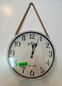 NAME: WALL CLOCK DESCRIPTION: WALL CLOCK LOCATION: MAIN DINING QTY: 1