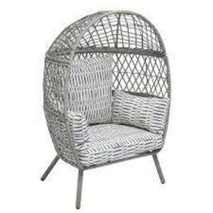 (1) OUTDOOR STATIONARY EGG CHAIR FOR KIDS
