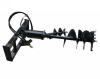 WOLVERINE HYDRAULIC SKID STEER AUGER ATTACHMENT W/ 12" AND 18" AUGER BITS