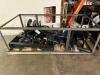 WOLVERINE HYDRAULIC SKID STEER AUGER ATTACHMENT W/ 12" AND 18" AUGER BITS - 6