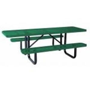 DESCRIPTION: (1) RECTANGULAR PICNIC TABLEBRAND/MODEL: ULTRASITEINFORMATION: GREENSIZE: APPROX 30" X 72" X 30"RETAIL$: $1054.28 EAQTY: 1