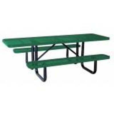 DESCRIPTION: (1) RECTANGULAR PICNIC TABLEBRAND/MODEL: ULTRASITEINFORMATION: GREENSIZE: APPROX 30" X 72" X 30"RETAIL$: $1054.28 EAQTY: 1