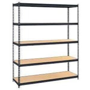 DESCRIPTION: (1) STORAGE RACK BRAND/MODEL: MUSCLE RACK #584617720 SIZE: 60"W 72"H 24"D RETAIL$: $109.00 EA QTY: 1