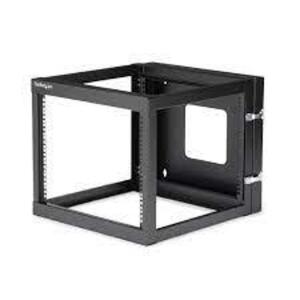 DESCRIPTION: (1) HINGED OPEN FRAME WALL MOUNT EQUIPMENT RACK BRAND/MODEL: STARTECH #RK819WALLOH INFORMATION: BLACK SIZE: 22" D RETAIL$: $326.79 EA QTY