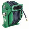 DESCRIPTION: (1) SPRING RETURN HOSE REEL BRAND/MODEL: SPEEDAIRE #31XG62 INFORMATION: GREEN SIZE: 100 FT (3/8 IN I.D.), 3/8 IN MNPT, 300 PSI MAX OP PRE