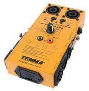 DESCRIPTION: (1) CABLE TESTER BRAND/MODEL: TENMA #72-8785 INFORMATION: YELLOW RETAIL$: $53.00 EA QTY: 1