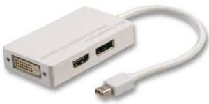 DESCRIPTION: (2) MINI DISPLAYPORT TO HDMI ADAPTER BRAND/MODEL: NEDIS INFORMATION: WHITE RETAIL$: $149.00 EA QTY: 2