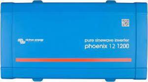 DESCRIPTION: (1) PURE SINEWAVE PHOENIX INVERTER BRAND/MODEL: VICTRON ENERGY INFORMATION: BLUE SIZE: 210-245V RETAIL$: $391.85 EA QTY: 1