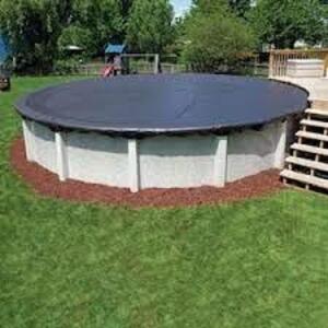 DESCRIPTION: (1) ROUND POOL COVER SIZE: 28' COVER FOR 24' POOL RETAIL$: $88.00 EA QTY: 1