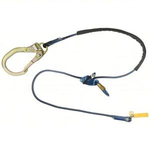 DESCRIPTION: (1) POSITIONING LANYARD BRAND/MODEL: 3M SALA DBI #491R02 INFORMATION: BLUE SIZE: ADJ, 310 LB WT CAPACITY, REBAR HOOK, STEEL CARABINER, NY