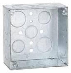 DESCRIPTION: (25) ELECTRICAL BOXES BRAND/MODEL: RACO #206F11 INFORMATION: WELDED METAL SIZE: 2-1/8" DEEP RETAIL$: $91.50 PER CASE QTY: 25