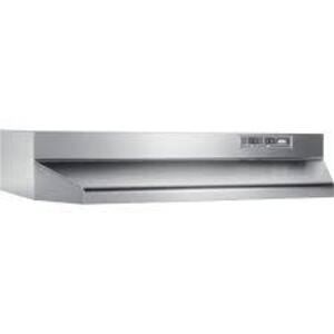 DESCRIPTION: (1) RANGE HOOD BRAND/MODEL: BROAN INFORMATION: STAINLESS STEEL SIZE: 42" RETAIL$: $208.39 EA QTY: 1