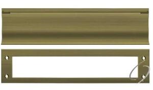 DESCRIPTION: (2) MAIL SLOT BRAND/MODEL: DELTANA #MS0030 U15 INFORMATION: SOLID BRASS, STAINLESS SIZE: 13" X 3" RETAIL$: $146.10 EA QTY: 2