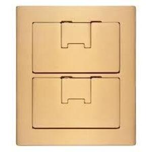 DESCRIPTION: (3) TWO GANG COVER FLOOR BOX BRAND/MODEL: CARLON #E9762BR INFORMATION: BRASS RETAIL$: $863.30 EA QTY: 3