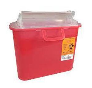 DESCRIPTION: (10) STACKABLE SHARPS-TAINER, CONTAINER BRAND/MODEL: MEDEGEN MEDICAL PRODUCTS #8707 INFORMATION: RED SIZE: 2 GAL RETAIL$: $140.00 TOTAL Q