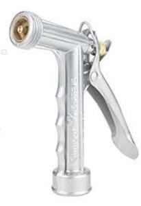 DESCRIPTION: (4) HOSE NOZZLE, PISTOL STYLE BRAND/MODEL: HEIRLOOM INFORMATION: ZINC PLATED RETAIL$: $6.98 EA QTY: 4