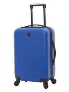 DESCRIPTION: (1) CARRY ON HARD CASE LUGGAGE BAG BRAND/MODEL: PROTEGE INFORMATION: BLUE SIZE: 20" RETAIL$: $39.98 EA QTY: 1