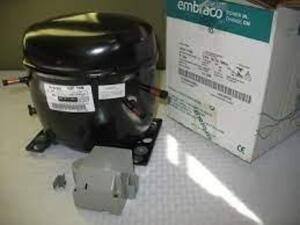 DESCRIPTION: (1) COMPRESSOR BRAND/MODEL: EMBRACO #VEGT11HB RETAIL$: $174.99 EA QTY: 1