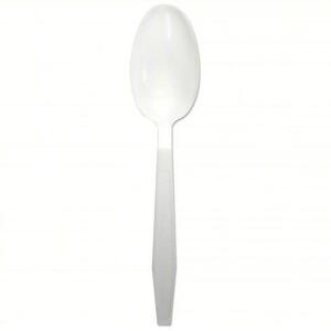 DESCRIPTION: (1) CASE OF (1000) DISPOSABLE SPOON BRAND/MODEL: 485V94 INFORMATION: WHITE RETAIL$: $45.02 EA QTY: 1