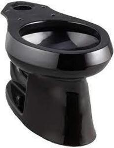 DESCRIPTION: (1) ROUND TOILET BOWL BRAND/MODEL: KOHLER #4197-7 INFORMATION: BLACK RETAIL$: $150.00 EA QTY: 1