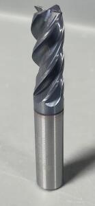 (2) SOLID CARBIDE SQ END MILL