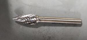 (2) SOLID CARBIDE DUBLE CUT TREE BURR