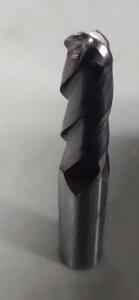 (4) SOLID CARBIDE BALL NOSE END MILL