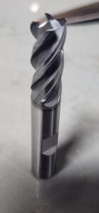 (5) CARBIDE CORNER RADIUS ENDMILLS