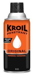 DESCRIPTION: (6) PENETRANT BRAND/MODEL: KROIL SIZE: 10 OZ RETAIL$: $21.99 EA QTY: 6