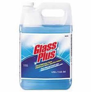 DESCRIPTION: (1) GLASS CLEANER BRAND/MODEL: GLASS PLUS #94379 SIZE: 1 GALLON RETAIL$: $20.00 EA QTY: 1